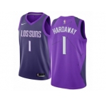 Youth Nike Phoenix Suns #1 Penny Hardaway Swingman Purple NBA Jersey - City Edition