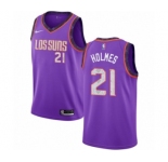 Youth Nike Phoenix Suns #21 Richaun Holmes Swingman Purple NBA Jersey - 2018-19 City Edition
