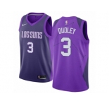 Youth Nike Phoenix Suns #3 Jared Dudley Swingman Purple NBA Jersey - City Edition