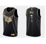 Men's Charlotte Hornets #1 Lamelo Ball  2022-2023 Golden Edition jerseys