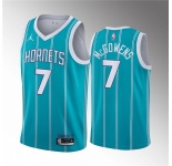 Men's Charlotte Hornets #7 Bryce McGowens 2022 Draft Stitched Basketball Jersey