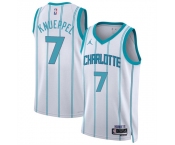 Men's Charlotte Hornets #7 Kon Knueppel White 2025 Draft Association Edition Stitched Basketball Jersey