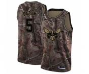 Men's Nike Charlotte Hornets #5 Nicolas Batum Swingman Camo Realtree Collection NBA Jersey
