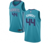 Men's Nike Jordan Charlotte Hornets #44 Frank Kaminsky Swingman Teal NBA Jersey - Icon Edition