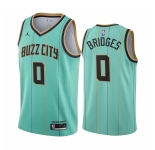 Nike Hornets #0 Miles Bridges Mint Green NBA Swingman 2020-21 City Edition Jersey