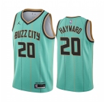 Nike Hornets #20 Gordon Hayward Mint Green NBA Swingman 2020-21 City Edition Jersey