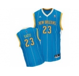 nba new orleans hornets #23 anthony davis blue(stripe)