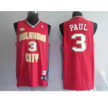 nba new orleans hornets #3 paul red(fans edition)