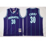 nba new orleans hornets #30 curry purple(stripe)[curry]