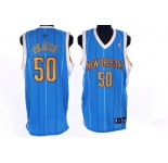 nba new orleans hornets #50 okafor blue(stripe)
