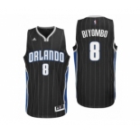 Men Orlando Magic #8 Bismack Biyombo Alternate Black New Swingman Jersey
