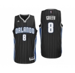 Men Orlando Magic #8 Jeff Green Alternate Black New Swingman Jersey