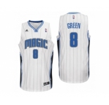 Men Orlando Magic #8 Jeff Green Home White New Swingman Jersey