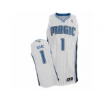 Men's Adidas Orlando Magic #1 Jonathan Isaac Authentic White Home NBA Jersey