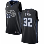 Men's Nike Orlando Magic #32 Shaquille O Neal Swingman Black NBA Jersey - City Edition