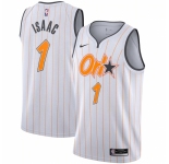 Men's Orlando Magic #1 Jonathan Isaac Nike White 2020-21 Swingman Player Jersey