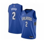 Men's Orlando Magic #2 Al-Farouq Aminu Authentic Blue Finished Basketball Jersey - Statement Edition