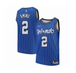 Men's Orlando Magic #2 Al-Farouq Aminu Authentic Blue Hardwood Classics Basketball Jersey