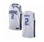 Men's Orlando Magic #2 Al-Farouq Aminu Authentic White Basketball Jersey - Association Edition