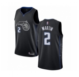 Men's Orlando Magic #2 Jarell Martin Authentic Black Basketball Jersey - City Edition