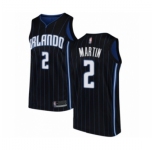 Men's Orlando Magic #2 Jarell Martin Authentic Black Basketball Jersey Statement Edition