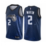 Men's Orlando Magic #2 Jarell Martin Authentic Blue Basketball Jersey - City Edition