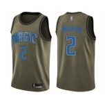 Men's Orlando Magic #2 Jarell Martin Swingman Green Salute to Service Basketball Jersey