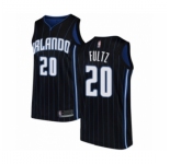 Men's Orlando Magic #20 Markelle Fultz Authentic Black Basketball Jersey Statement Edition