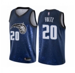 Men's Orlando Magic #20 Markelle Fultz Authentic Blue Basketball Jersey - City Edition