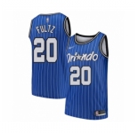 Men's Orlando Magic #20 Markelle Fultz Authentic Blue Hardwood Classics Basketball Jersey