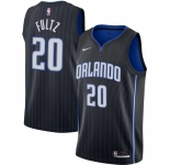 Men's Orlando Magic #20 Markelle Fultz Nike Black 2020-21 Swingman Jersey