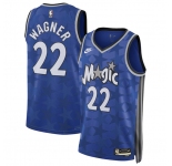 Men's Orlando Magic #22 Franz Wagner Blue 2023-24 Classic Edition Stitched Basketball Jersey