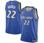 Men's Orlando Magic #22 Franz Wagner Blue 2025 Icon Edition Stitched Basketball Jersey