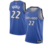 Men's Orlando Magic #22 Franz Wagner Blue 2025 Icon Edition Stitched Basketball Jersey