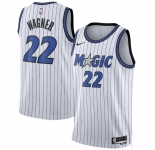 Men's Orlando Magic #22 Franz Wagner White 2025 Association Edition Stitched Basketball Jersey