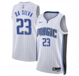 Men's Orlando Magic #23 Tristan Da Silva White 2024 Draft Association Edition Stitched Basketball Jersey