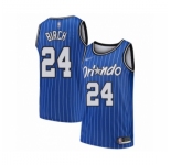 Men's Orlando Magic #24 Khem Birch Authentic Blue Hardwood Classics Basketball Jersey