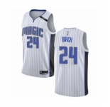 Men's Orlando Magic #24 Khem Birch Authentic White Basketball Jersey - Association Edition