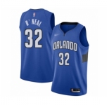 Men's Orlando Magic #32 Shaquille O'Neal Authentic Blue Finished Basketball Jersey - Statement Edition