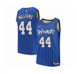 Men's Orlando Magic #44 Jason Williams Authentic Blue Hardwood Classics Basketball Jersey