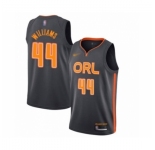 Men's Orlando Magic #44 Jason Williams Swingman Charcoal Basketball Jersey 2019-20 City Edition
