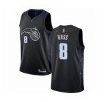 Men's Orlando Magic #8 Terrence Ross Authentic Black Basketball Jersey - City Edition
