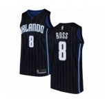 Men's Orlando Magic #8 Terrence Ross Authentic Black Basketball Jersey Statement Edition