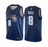 Men's Orlando Magic #8 Terrence Ross Authentic Blue Basketball Jersey - City Edition