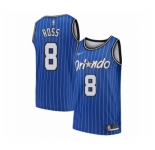 Men's Orlando Magic #8 Terrence Ross Authentic Blue Hardwood Classics Basketball Jersey