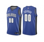 Nike NBA Orlando Magic #00 Aaron Gordon Jersey 2017-18 New Season Road Blue Swingman Jersey