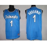 nba orlando magic #1 hardaway blue strip(fans edition)