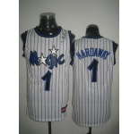 nba orlando magic #1 hardaway white