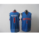 nba orlando magic #1 mcgrady blue[2011 swingman revolution 30]