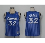 nba orlando magic #32 o'neal blue(pinstripes)